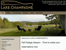 Tablet Screenshot of lakechampagne.com